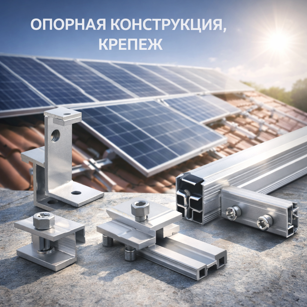 Опорная конструкция, крепеж